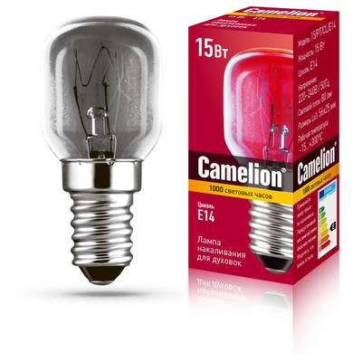 MIC Camelion 15/PT/CL/E14 (Лампа накаливания для духовок)