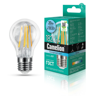 Camelion LED20-A60-FL/845/E27