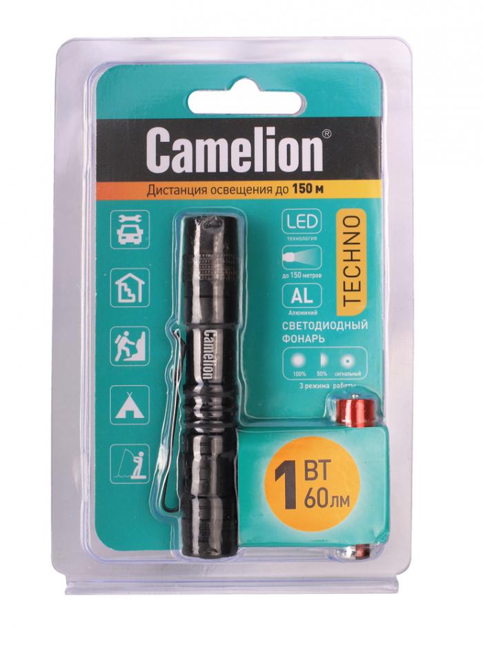 Фонарь ручной на батарейках Camelion LED51516