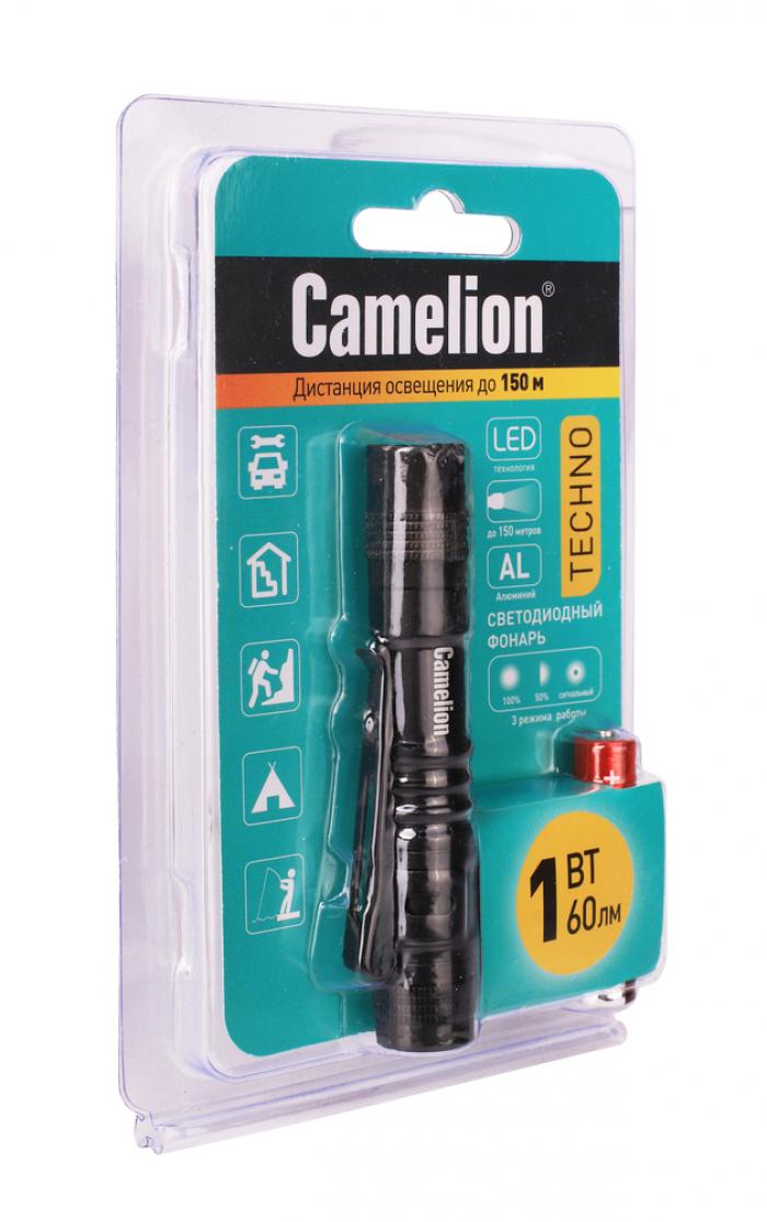 Фонарь ручной на батарейках Camelion LED51516