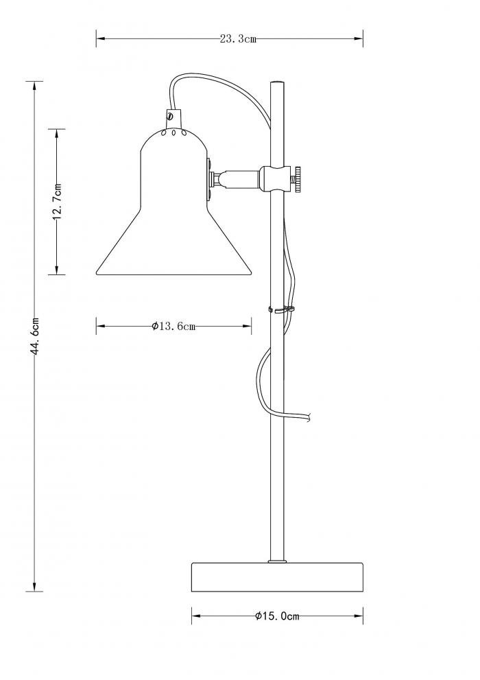 Светильник настольный Camelion KD-432 C02 черный