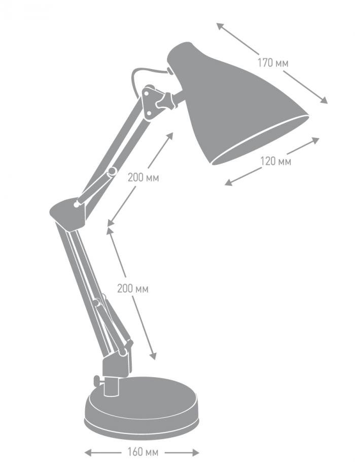 Светильник настольный Camelion KD-331 C16 мятный