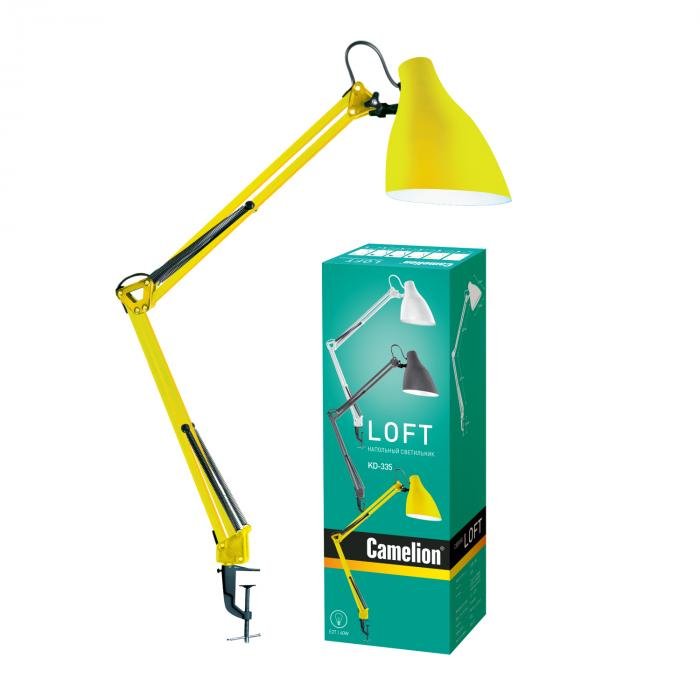Светильник настольный Camelion KD-335 C07 желтый