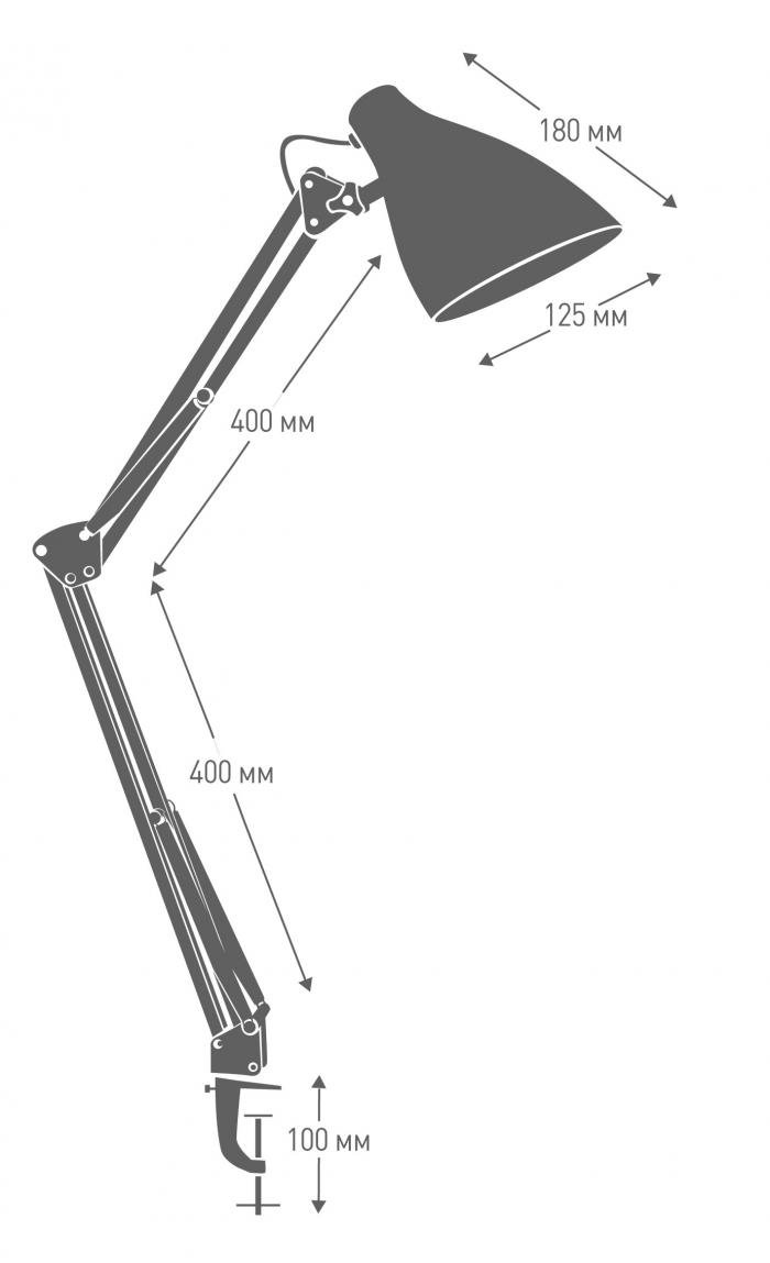 Светильник настольный Camelion KD-335 C07 желтый