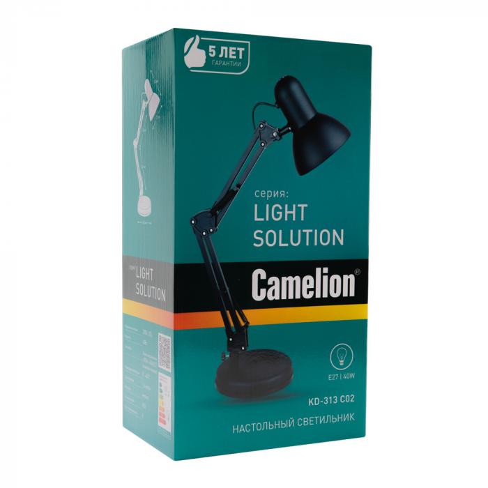 Светильник настольный Camelion KD-313 C02 черный