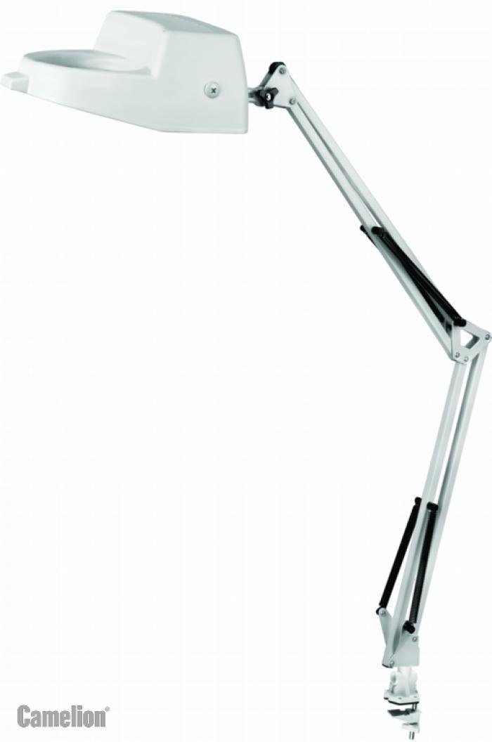 Светильник настольный Camelion KD-350 C01 Белый, C увелич.стеклом
