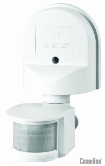 Электронный сенсор включения освещения Camelion LX-16C/Wh, настенный, 180*