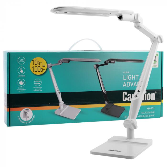 Светильник настольный Camelion KD-831 C01 белый LED