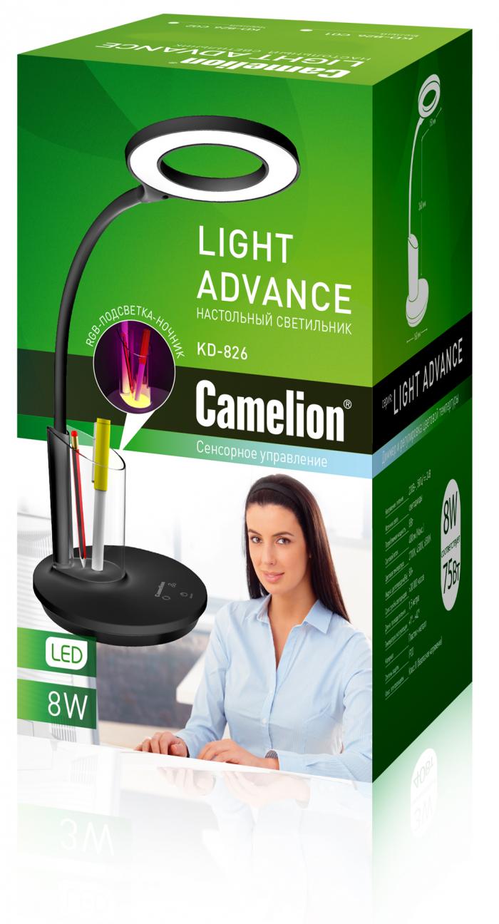 Светильник настольный Camelion KD-826 C01 белыйLED