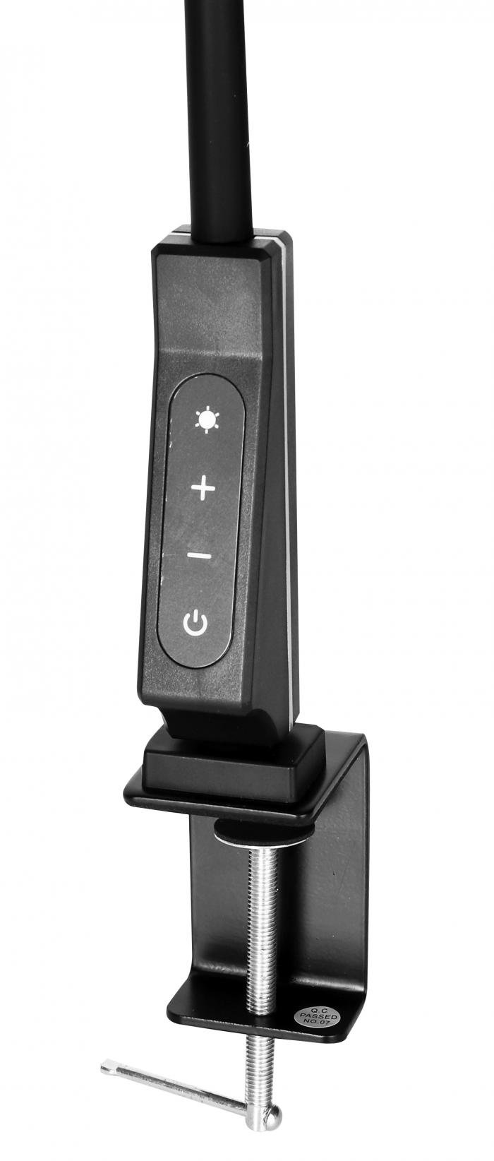 Светильник настольный KD-837 C02 чёрный LED