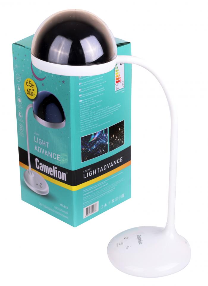 Светильник настольный Camelion KD-828 C01 белый LED