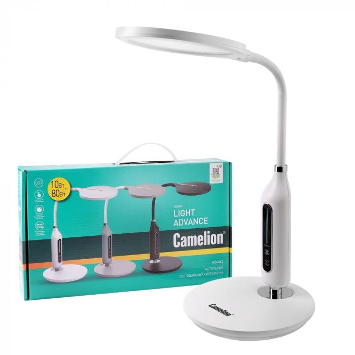 Светильник настольный Camelion KD-862 C01 белый LED
