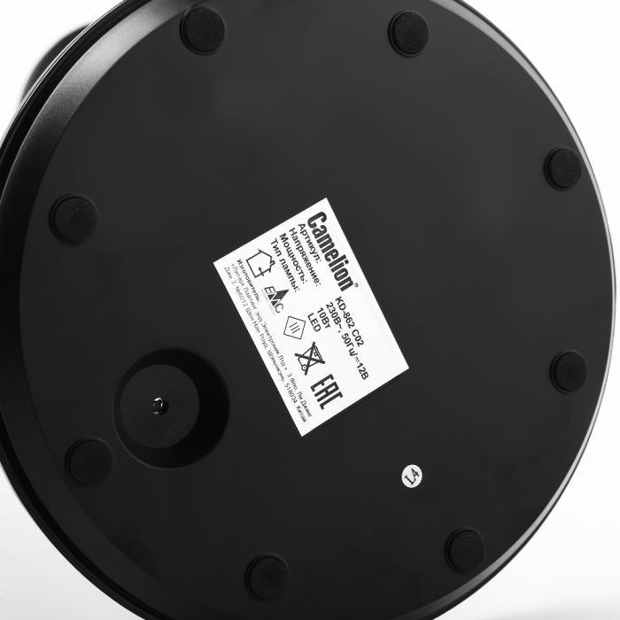Светильник настольный Camelion KD-862 C02 чёрный LED