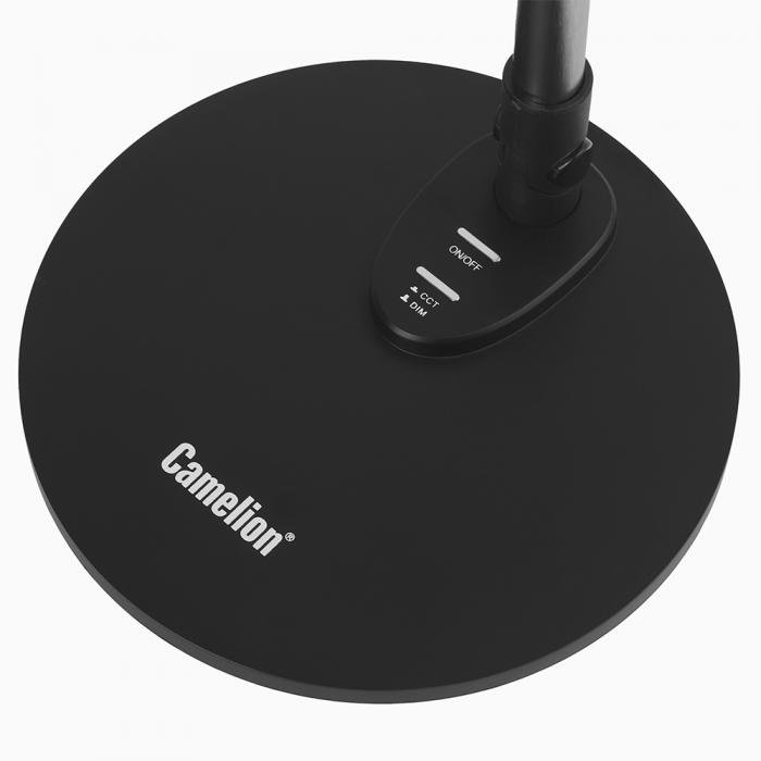 Светильник настольный Camelion  KD-802 C02 чёрный LED