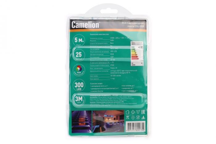 Светодиодная лента Camelion DSL-009 5м 2835-54D RGB