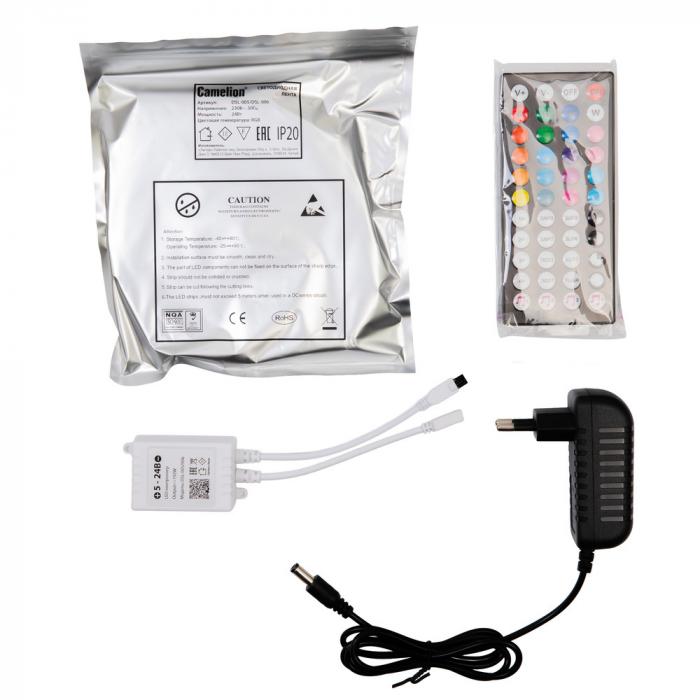 Светодиодная лента Camelion DSL-005 10м RGB 18LED/m