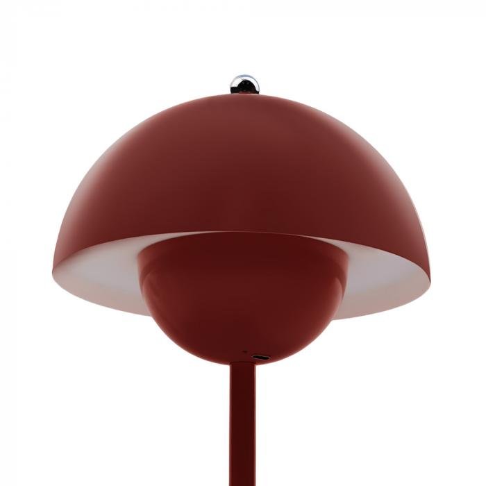 Светильник настольный портативный LED  с полукруглым плафоном бордовый Camelion KD-903 C19