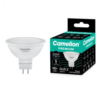 Светодиодная лампа Camelion Premium MR16 GU5.3 9Вт 4000К