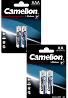 В продажу поступила долгожданная НОВИНКА - литиевые батарейки Camelion типоразмера АА и ААА.