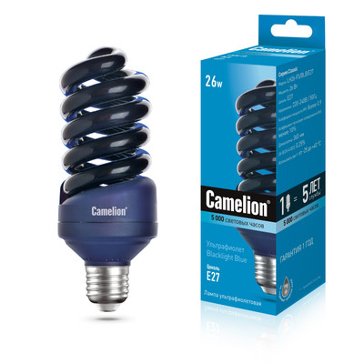 Энергосберегающая ультрафиолетовая лампа - LH26-FS/BLB/E27