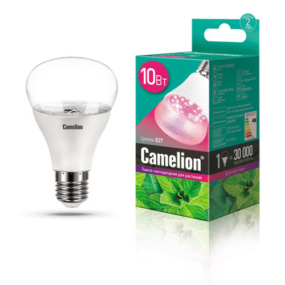 LED лампа для растений Camelion LED10-PL/BIO/E27