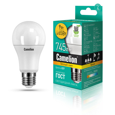 Camelion  LED9-A60/830/E27