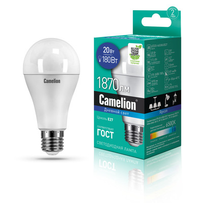 Camelion LED20-A65/865/E27