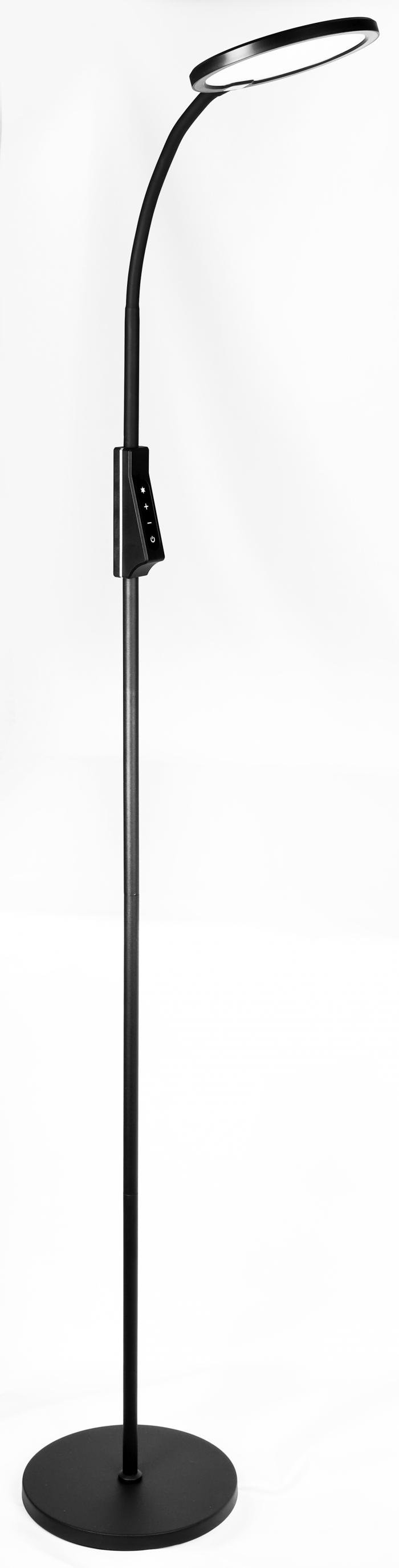 Светильник напольный Camelion KD-836F C02 чёрный LED