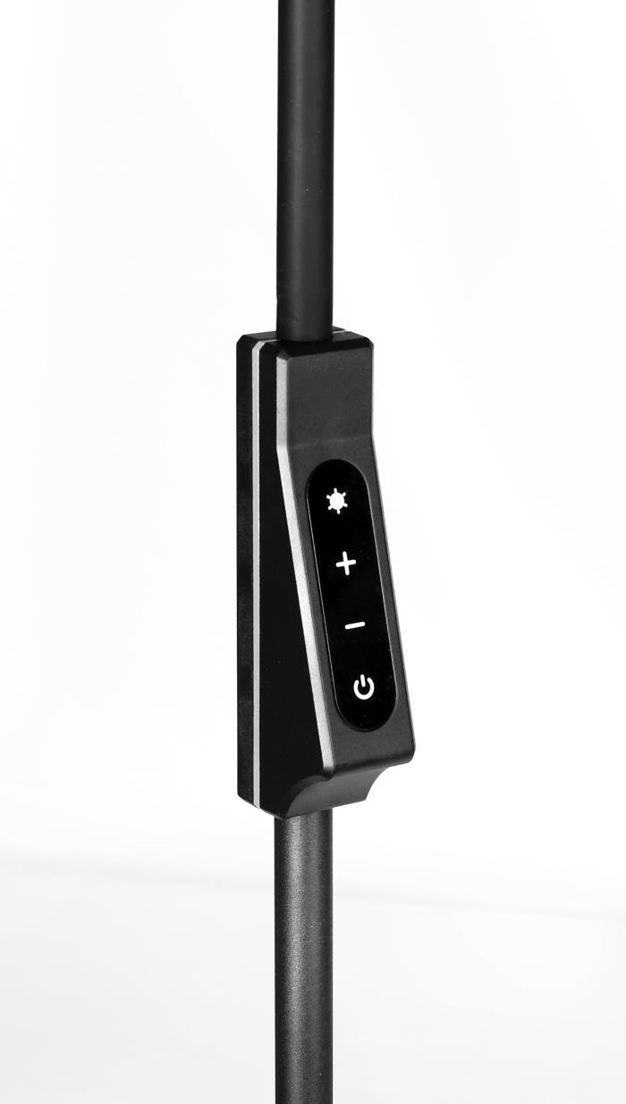 Светильник напольный Camelion KD-836F C02 чёрный LED