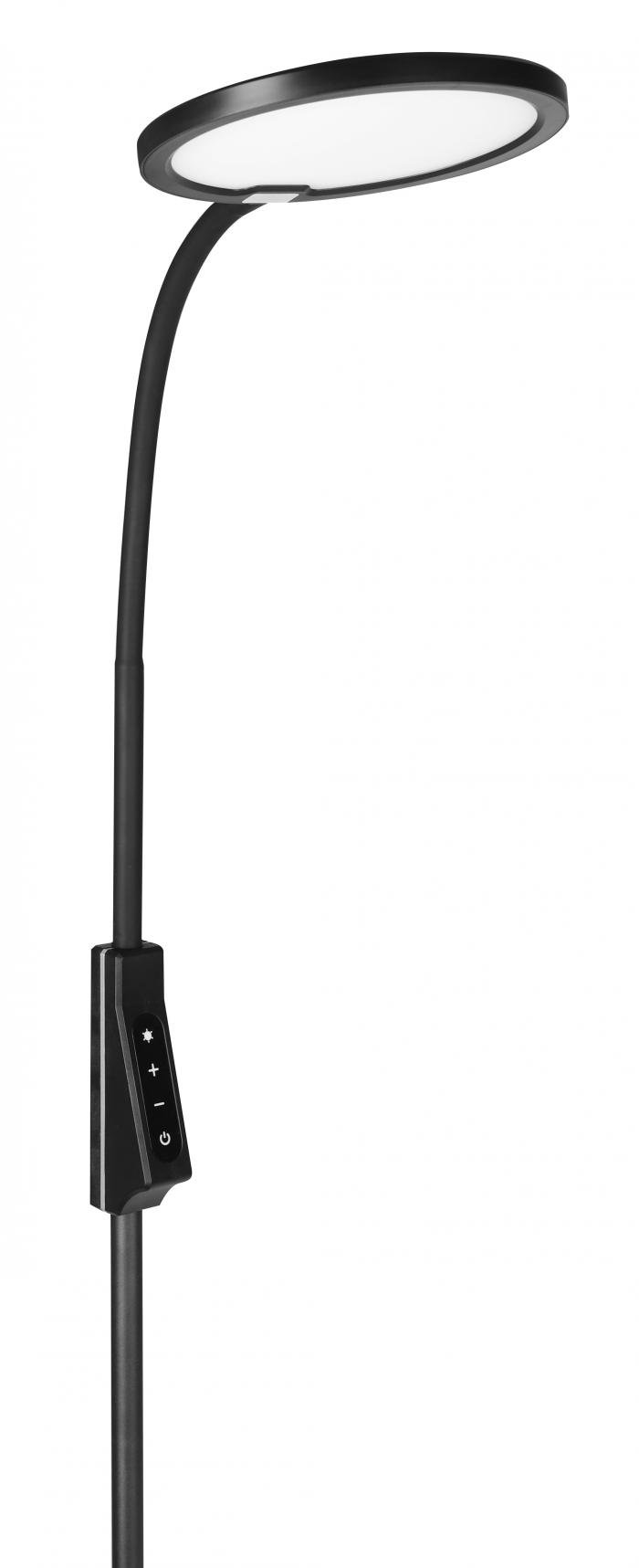 Светильник напольный Camelion KD-836F C02 чёрный LED