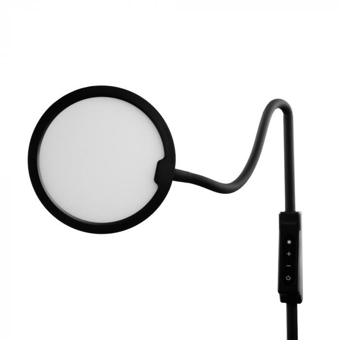 Светильник напольный Camelion KD-836F C02 чёрный LED