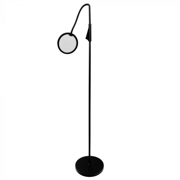 Светильник напольный Camelion KD-836F C02 чёрный LED