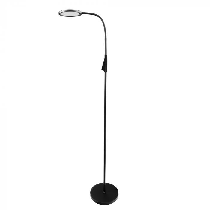Светильник напольный Camelion KD-836F C02 чёрный LED