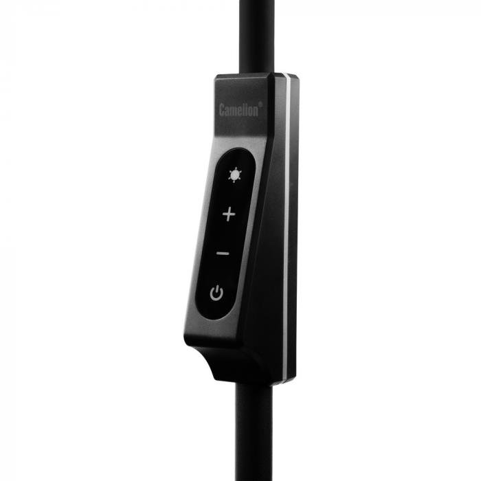 Светильник напольный Camelion KD-836F C02 чёрный LED